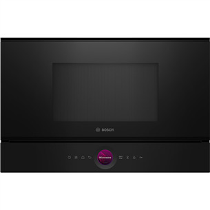 Bosch, Series 8, juoda - Įmontuojama mikrobangų krosnelė