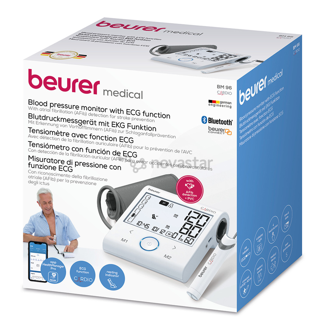 Beurer, ECG, white - Kraujospūdžio matuoklis