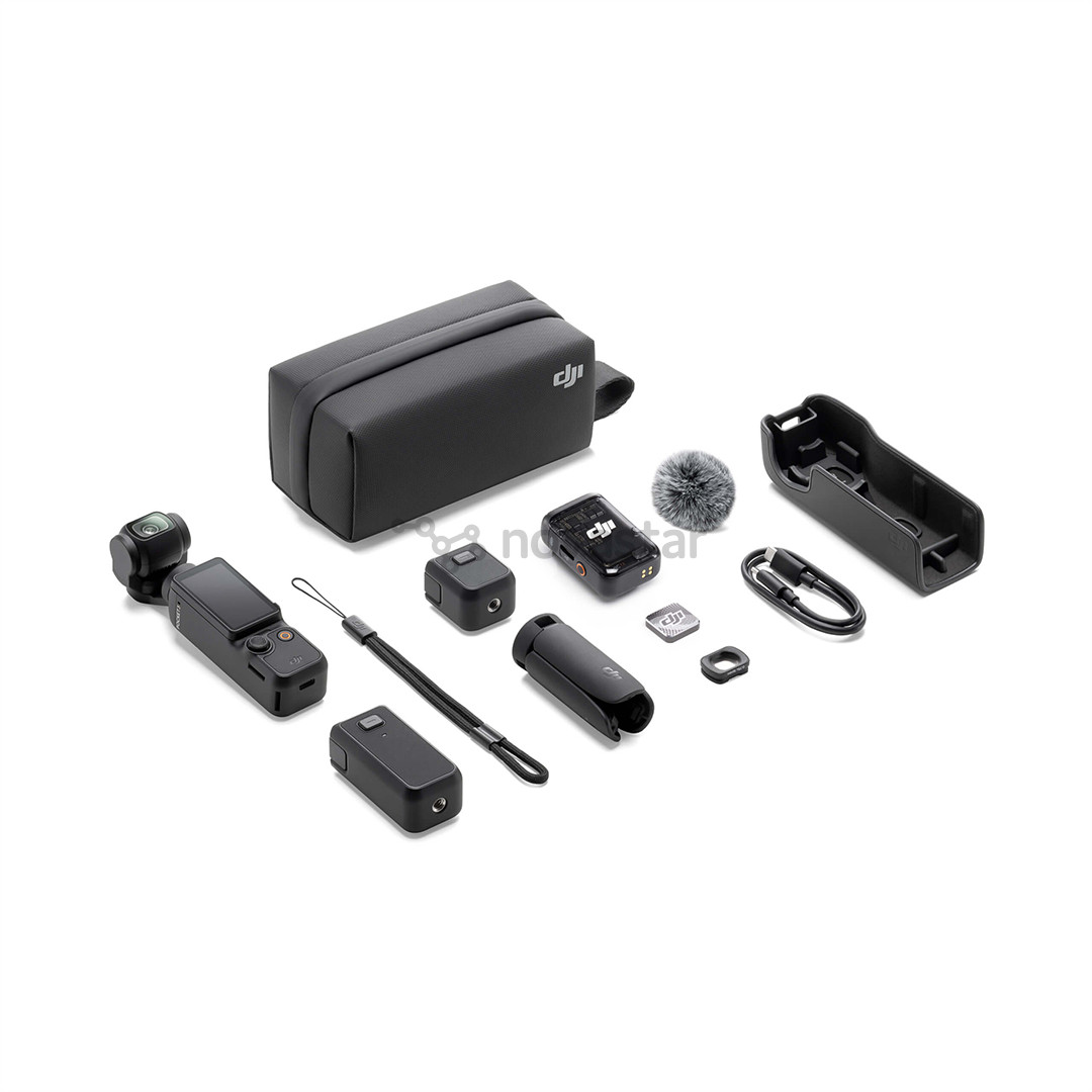 DJI Osmo Pocket 3 Creator Combo, gimbal, black - Camera