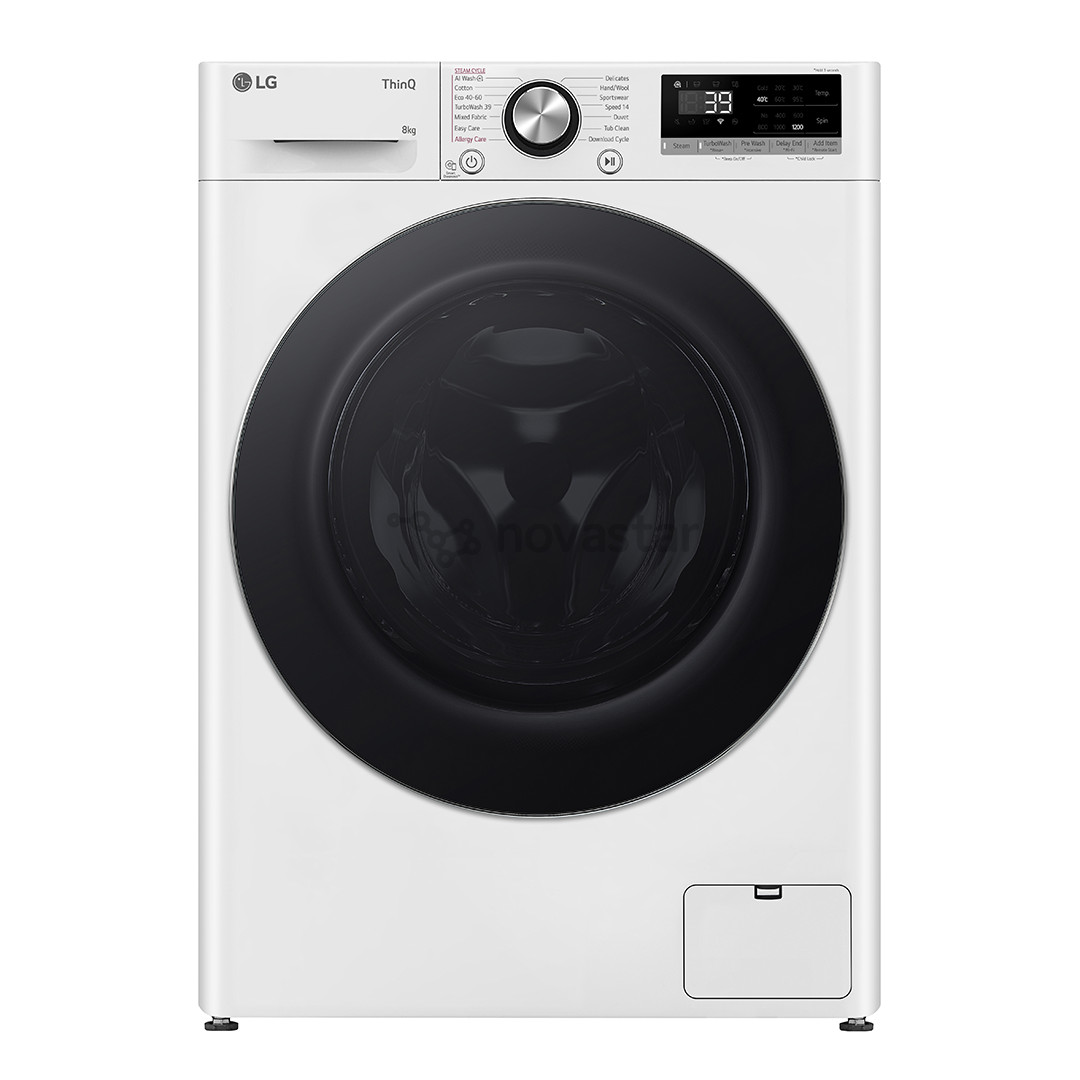 LG, TurboWash, 8 kg, depth 47,5 cm, 1200 rpm - Front load washing machine