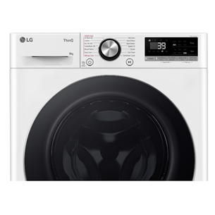 LG, TurboWash, 8 kg, depth 47,5 cm, 1200 rpm - Front load washing machine