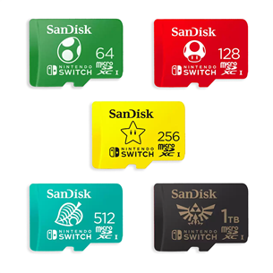 SanDisk microSDXC card for Nintendo Switch, 256 GB - Atminties kortelė