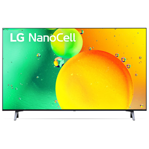 LG NANO753QC, 43'', Ultra HD, LED LCD, NanoCell, black - Televizorius