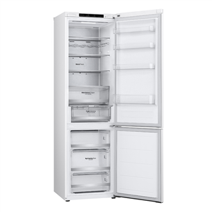 LG, NoFrost, 387 L, 203 cm, white - Šaldytuvas