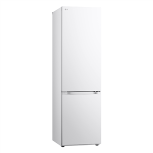 LG, NoFrost, 387 л, высота 203 см, белый - Холодильник