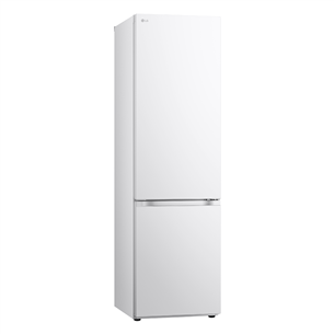 LG, NoFrost, 387 L, 203 cm, white - Šaldytuvas