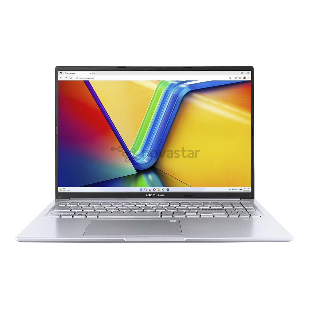 ASUS VivoBook 16, WUXGA, Ryzen 7, 16 ГБ, 512 ГБ, ENG, серебристый - Ноутбук