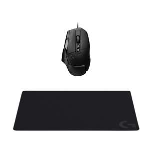 Logitech G502 X + G240, черный - Мышь и коврик для мыши