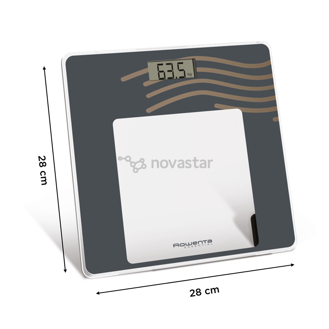 Rowenta Essential Dune, tamsiai pilkos - Vonios svarstyklės