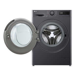 LG, 10 kg / 6 kg, depth 56,5 cm, 1400 rpm, black - Washer-dryer combo