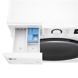 LG, 8 kg / 5 kg, depth 47,5 cm, 1200 rpm - Washer-dryer combo