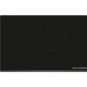 Bosch Series 6, width 80,2 cm, frameless, black - Built-in induction hob PXE831HC1E