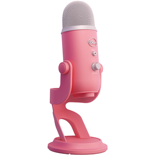 Blue Yeti, USB, pink - Mikrofonas