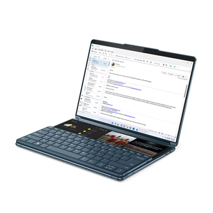 Lenovo Yoga Book 9 13IRU8, 13.3'', 2.8K, OLED, touch, i7, 16 GB, 1 TB, ENG, mėlynas - Nešiojamas kompiuteris