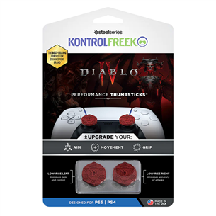 KontrolFreek Diablo IV, PS4, PS5, 2 шт., красный - Накладки на стики