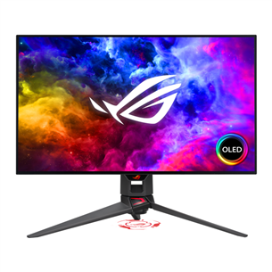 Asus ROG Swift OLED PG27AQDM, 27", QHD, 240 Hz, OLED, black - Monitorius