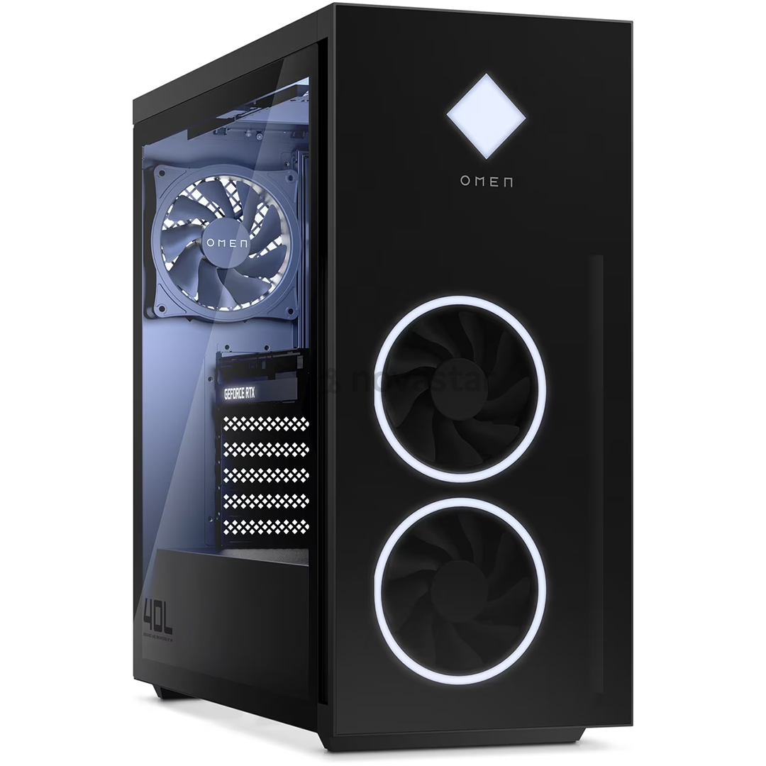 HP OMEN 40L Desktop GT21-1005ny, Ryzen 7, 32 GB, 1 TB, RTX 4080, black - Desktop PC