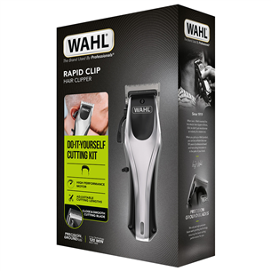 Wahl Rapid Clip, grey - Plaukų kirpimo mašinėlė