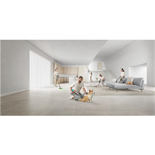 Dyson V15 Detect Absolute (2023), aukso spalvos - Belaidis dulkių siurblys