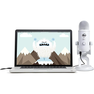 Blue Yeti, USB, white - Mikrofonas