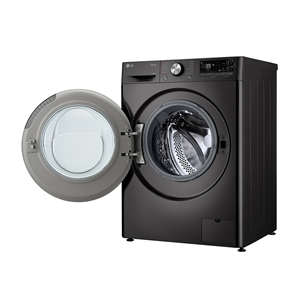 LG, 11 kg / 6 kg, depth 56,5 cm, 1400 rpm, black - Washer-dryer combo