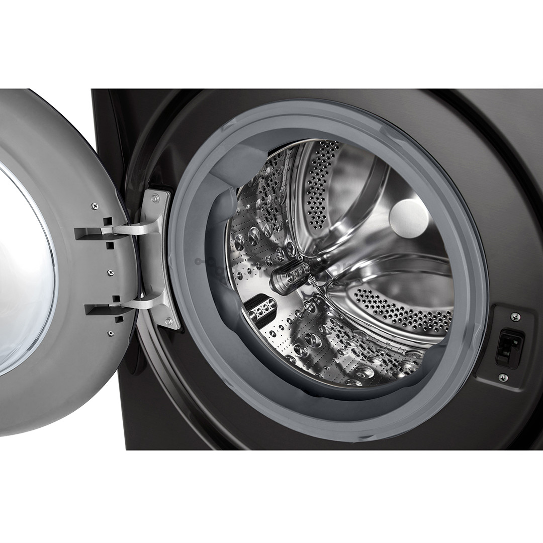 LG, 11 kg / 6 kg, gylis 56,5 cm, 1400 aps./min., juoda - Skalbimo mašina - džiovyklė