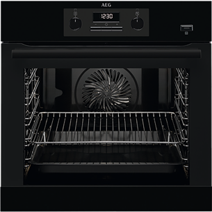 AEG SteamBake 6000, 71 л, черный - Интегрируемый духовой шкаф