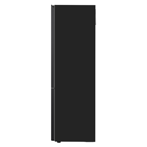 LG, NoFrost, 387 L, 203 cm, juodas - Šaldytuvas