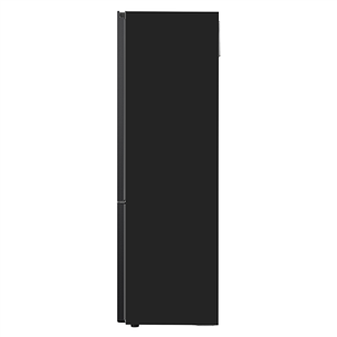 LG, NoFrost, 387 L, 203 cm, black - Refrigerator