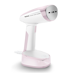 Tefal Access' Steam Pocket, 1300 W, white/pink - Foldable handheld garment steamer