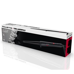 Rowenta x KARL LAGERFELD, black - Conical wave wand