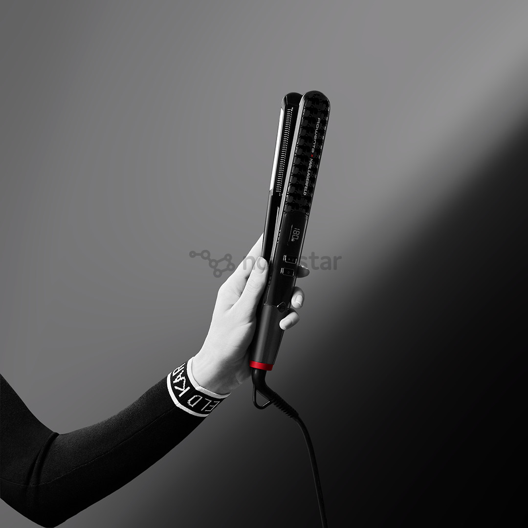 Rowenta x KARL LAGERFELD K/Pro Stylist, black - Straightener