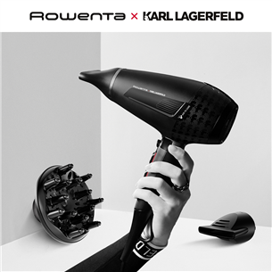 Rowenta x KARL LAGERFELD K/Pro Stylist, black - Plaukų džiovintuvas