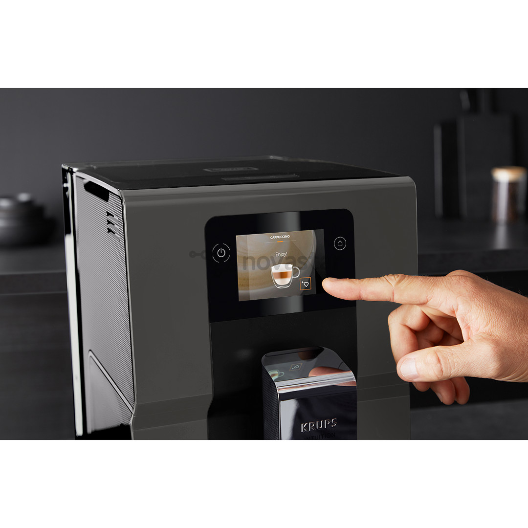 Krups Intuition, juodas - Kavos aparatas
