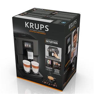 Krups Intuition, black - Automatinis kavos aparatas