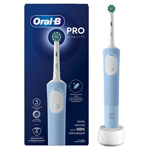Braun Oral-B Vitality Pro, mėlynas - Elektrinis dantų šepetėlis D103VITALITYBLUE