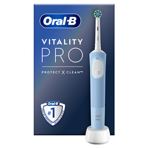 Braun Oral-B Vitality Pro, mėlynas - Elektrinis dantų šepetėlis