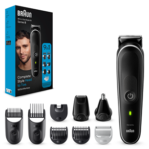 Braun Series 5, 9-in 1, black - Plaukų kirpimo mašinėlė