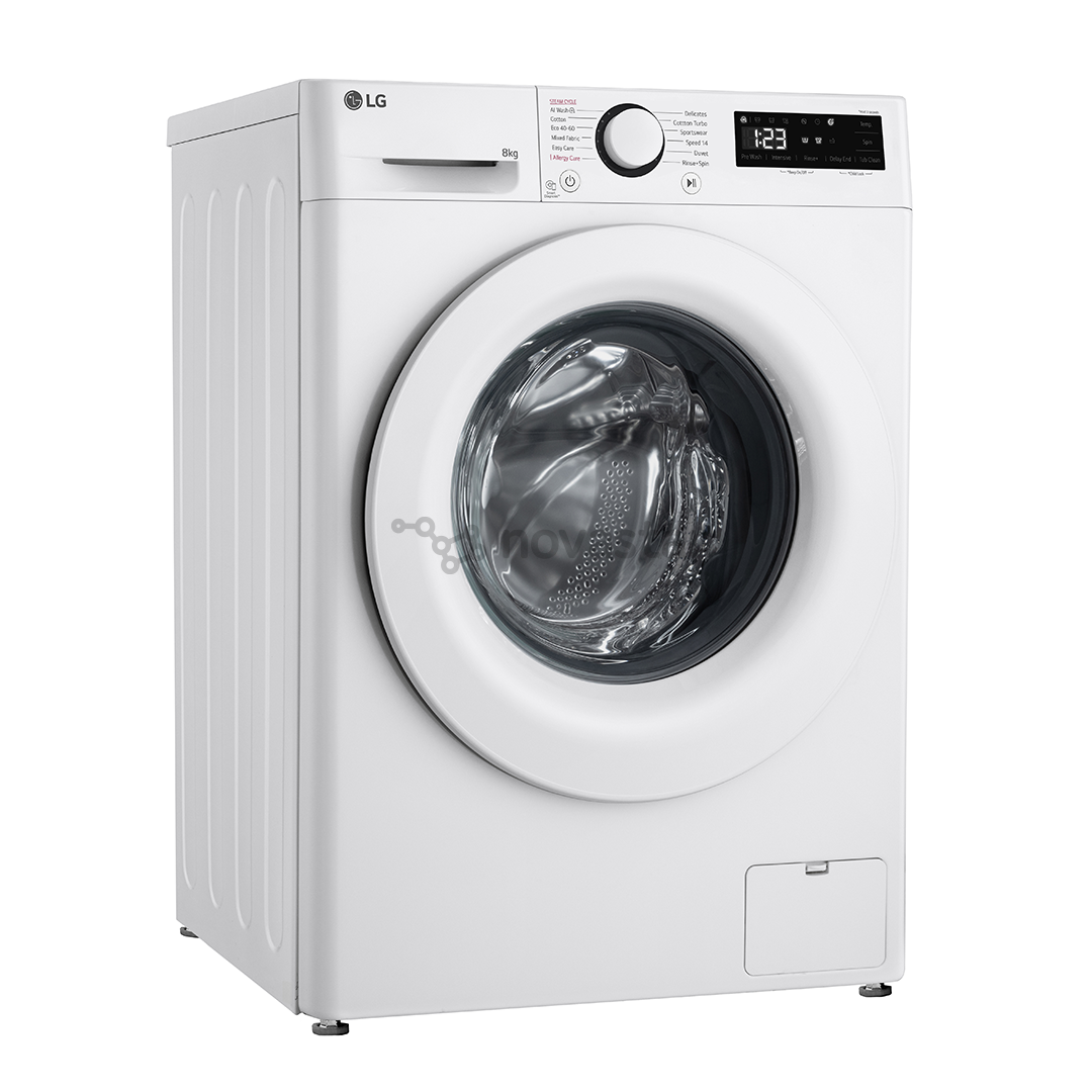 LG, 8 kg, gylis 47,5 cm, 1200 aps./min. - Skalbimo mašina