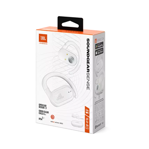 JBL Soundgear Sense, white - Belaidės ausinės