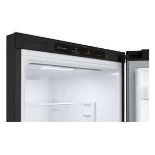 LG, NoFrost, 387 L, 203 cm, black - Refrigerator