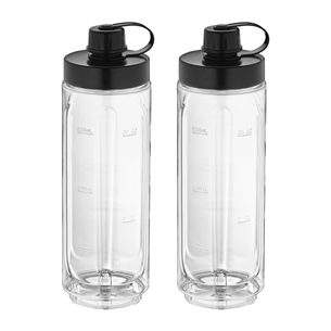 WMF Kitchenminis, Smoothie-to-go, 300 W, juodas - Trintuvas