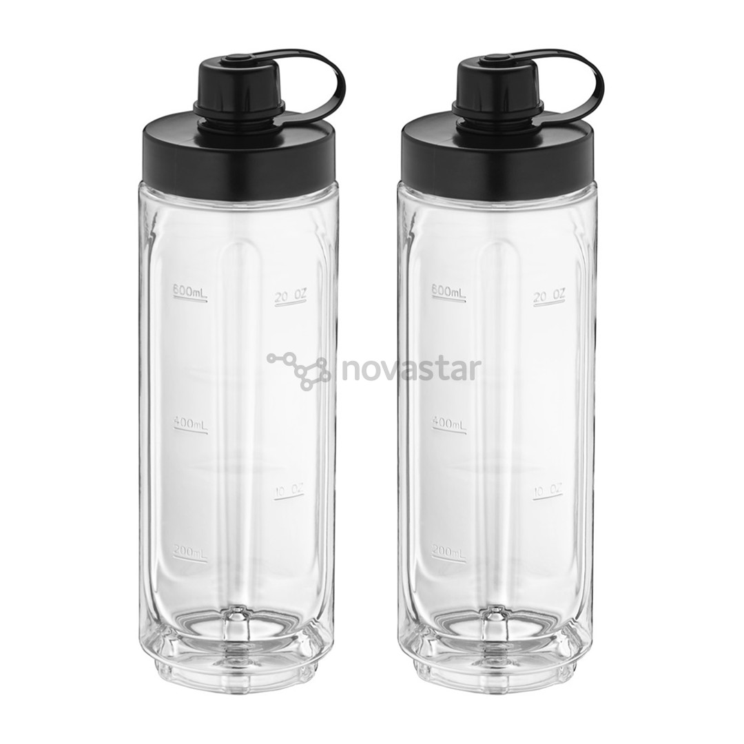 WMF Kitchenminis, Smoothie-to-go, 300 W, black - Blender