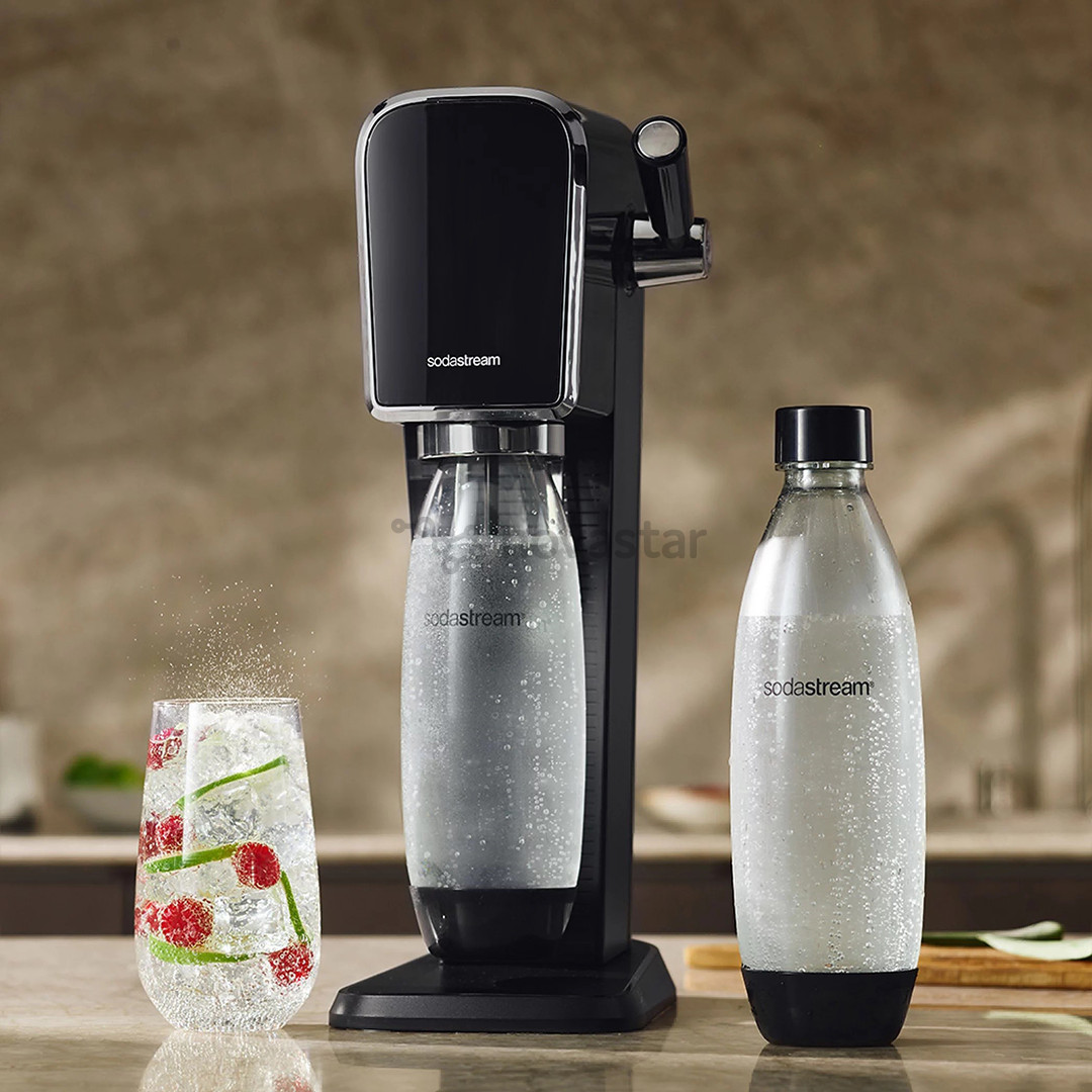 Gazuotų gėrimų gaminimo aparatas Soda Stream Art, juodas