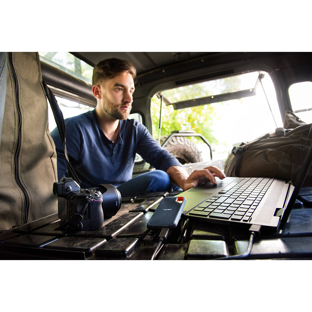 SanDisk Extreme Portable V2, 4 TB, pilkas - Išorinis SSD diskas