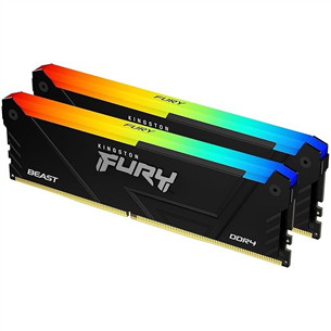 Kingston Fury Beast, 16 GB, DDR4-3200, Kit2 - RAM KF432C16BB2AK2/16