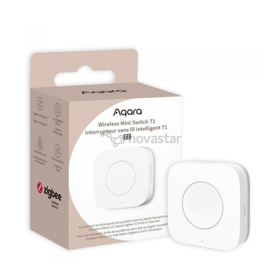 Aqara Wireless Mini Switch T1 - Išmanusis jungiklis