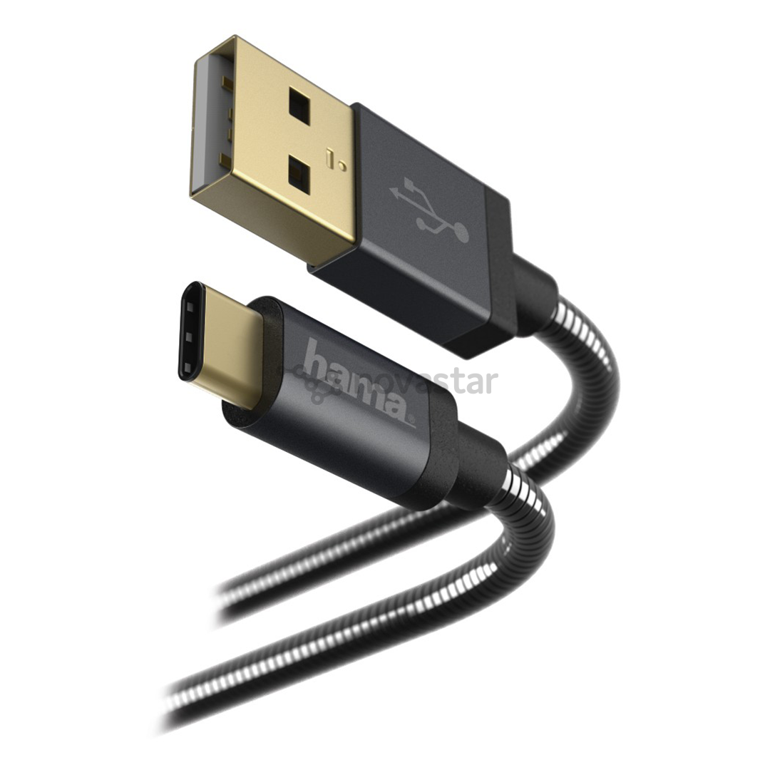 Hama USB-A - USB-C, 1,5 м - Кабель
