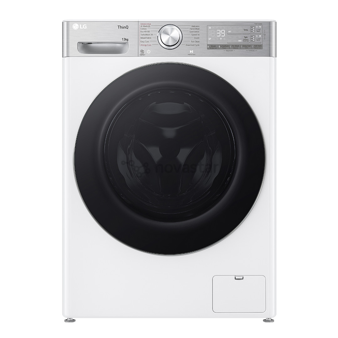 LG, 13 kg, depth 61,5 cm, 1400 rpm - Front load washing machine