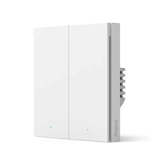 Aqara Smart Wall Switch H1, be nulio, 2 klavišai - Išmanusis jungiklis
